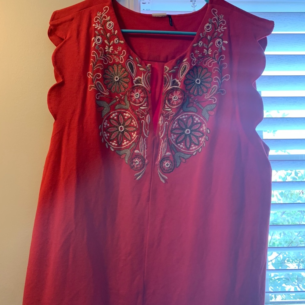 Orange Blouse
